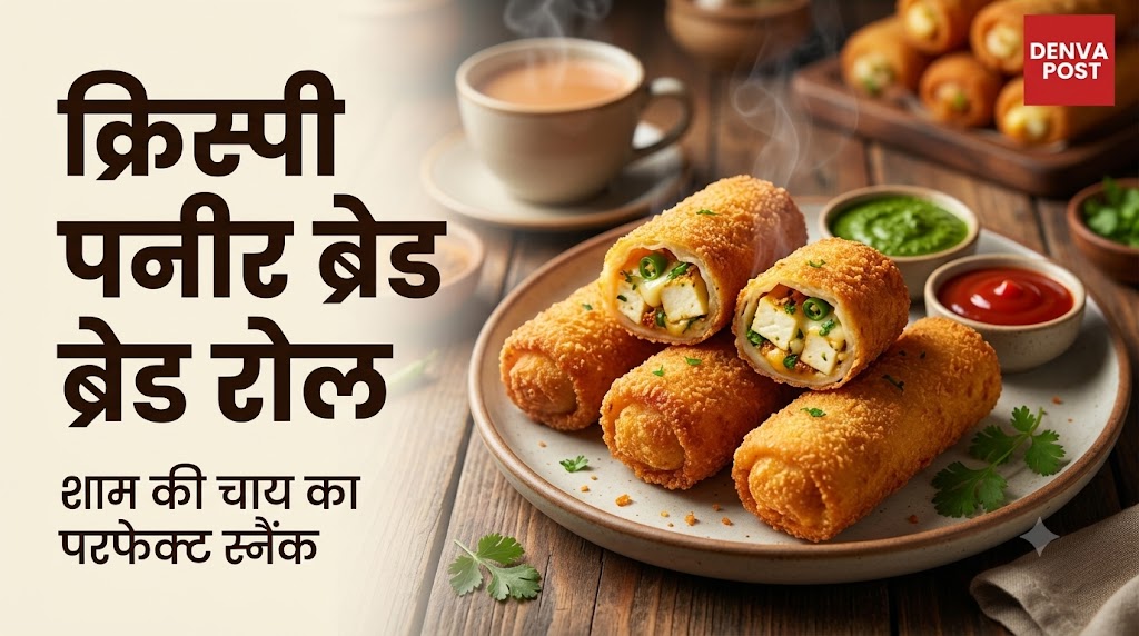 शाम की चाय के साथ बनाएं क्रिस्पी और चीज़ी पनीर ब्रेड रोल, बच्चों से बड़ों तक सभी करेंगे पसंद