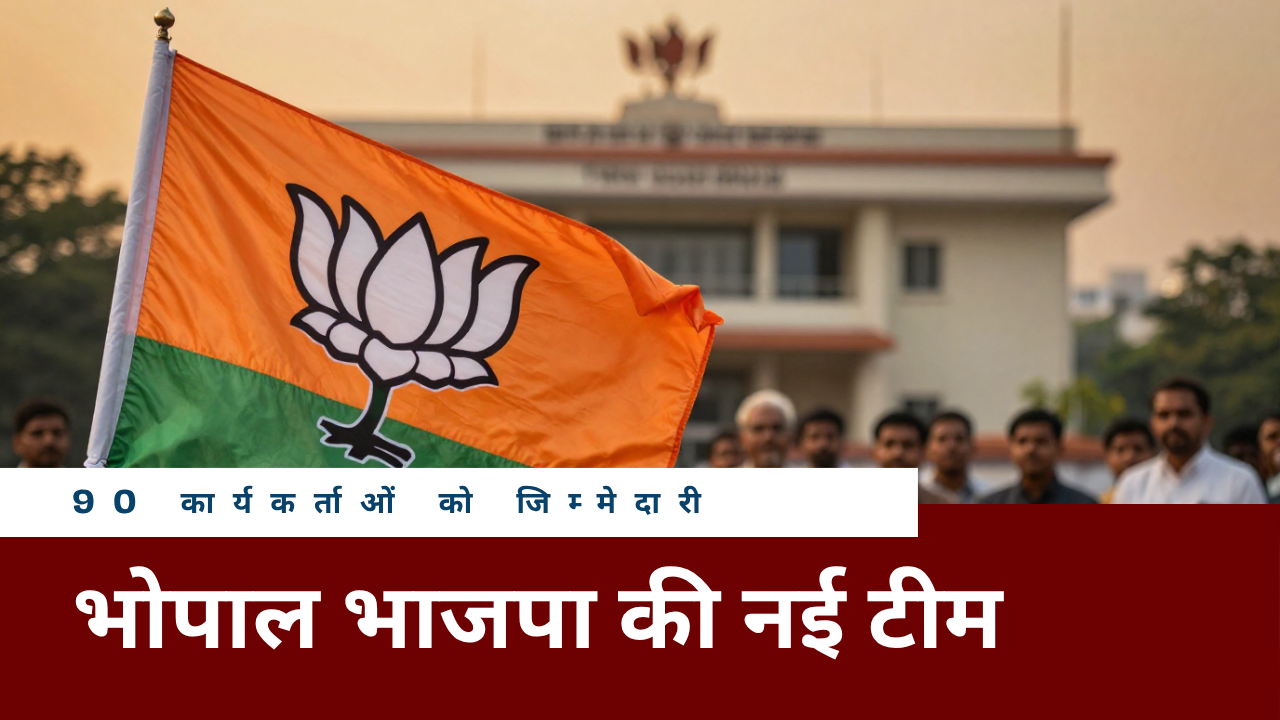 भोपाल भाजपा की नई जिला कार्यसमिति घोषित, 90 कार्यकर्ताओं को मिली जगह; सुरेश पचौरी बने स्थायी आमंत्रित सदस्य