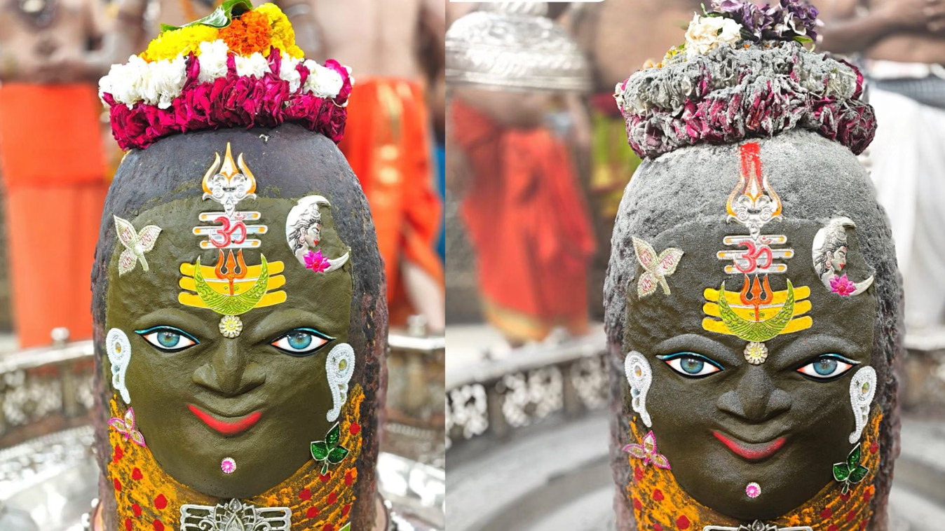 भस्म आरती में दिव्य स्वरूप में सजे बाबा महाकाल, चांदी का मुकुट और मुंड माला से हुआ श्रृंगार