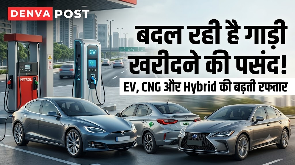 भारत में बदल रही गाड़ी खरीदने की पसंद, EV-CNG-Hybrid को मिल रहा बढ़ावा