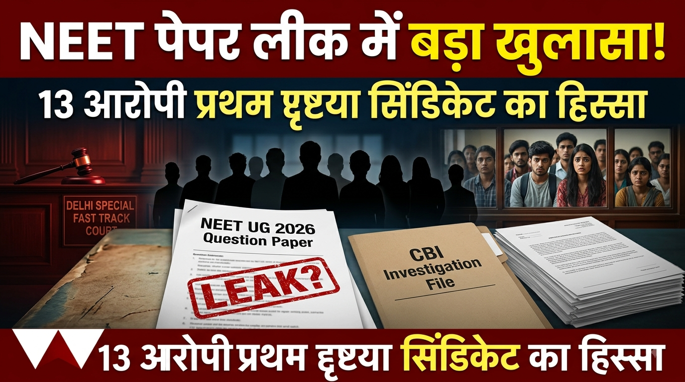 NEET UG 2026 पेपर लीक मामले में CBI की चार्जशीट पर कोर्ट का बड़ा फैसला, 13 आरोपियों पर प्रथम दृष्टया गंभीर आरोप