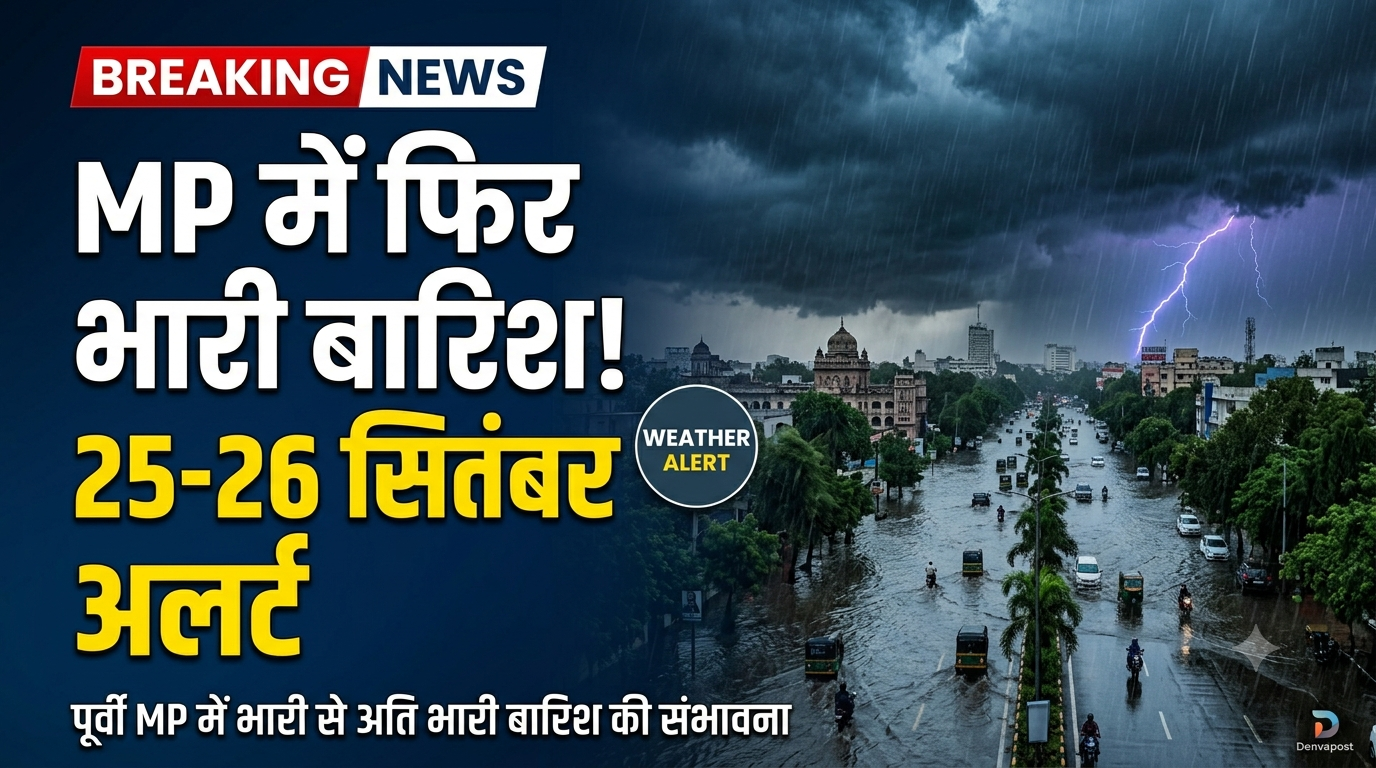 MP Weather: मानसून की विदाई से पहले फिर बदलेगा मौसम