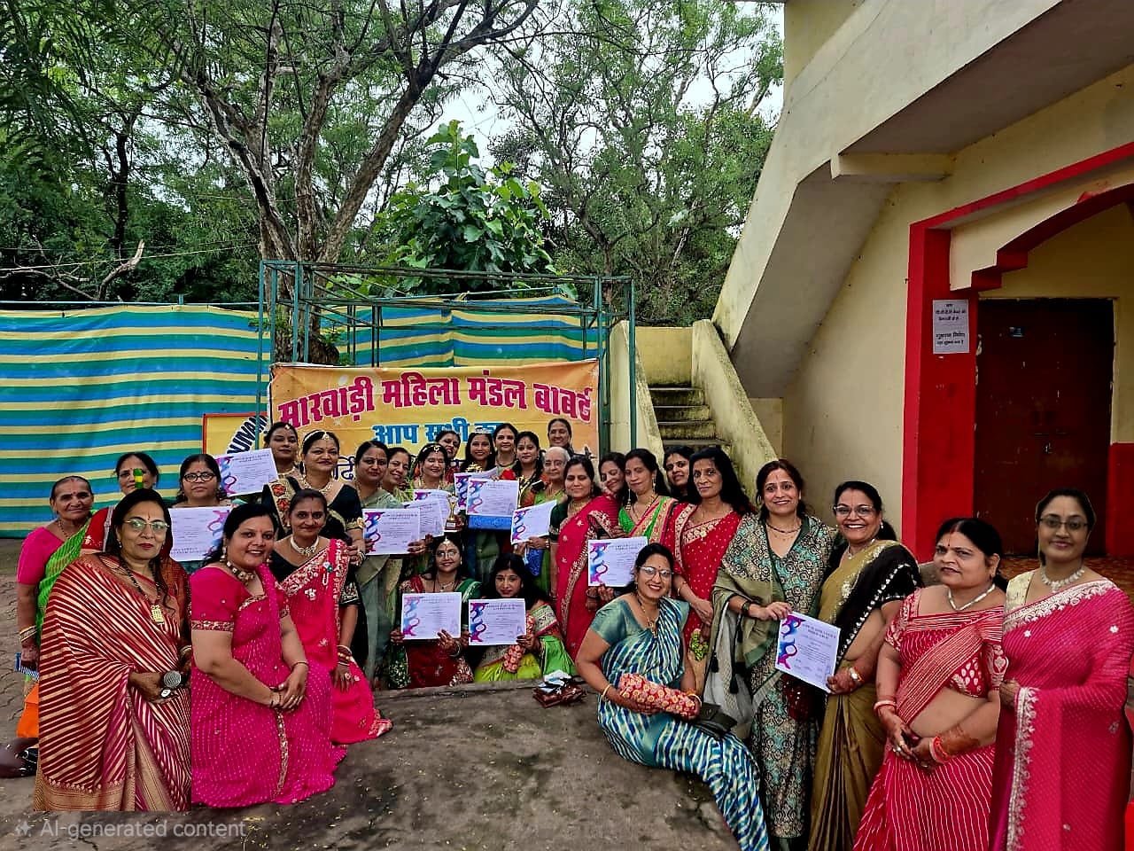 मारवाड़ी महिला मंडल ने हर्षोल्लास से मनाया तीज उत्सव, महिलाओं ने लिया विभिन्न प्रतियोगिताओं में भाग