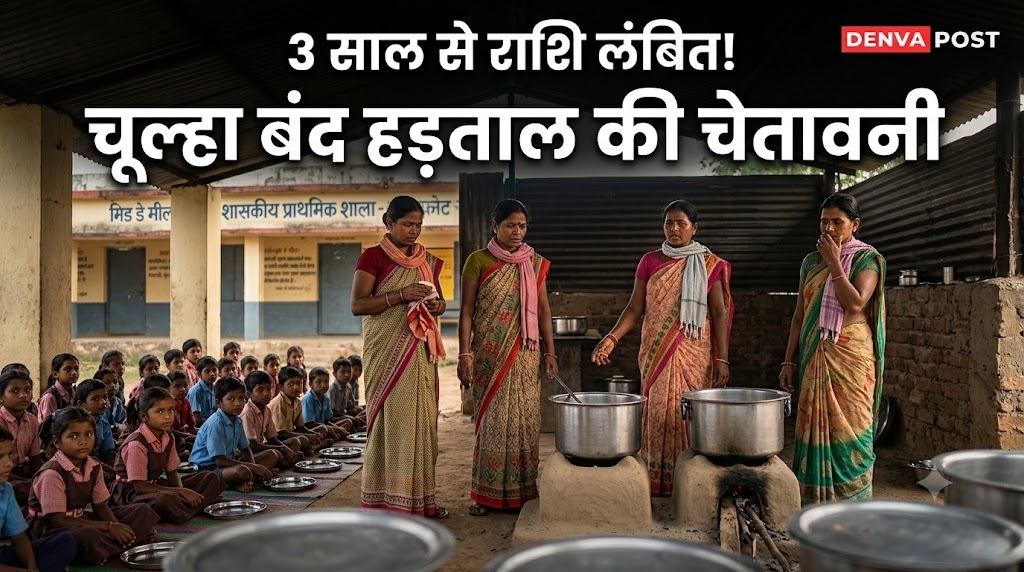 जिले में ठप हो सकती है मध्याह्न भोजन व्यवस्था: 3 साल के बकाए और मानदेय की मांग को लेकर 1,500 से अधिक स्कूलों की रसोइया बहनें हड़ताल की राह पर