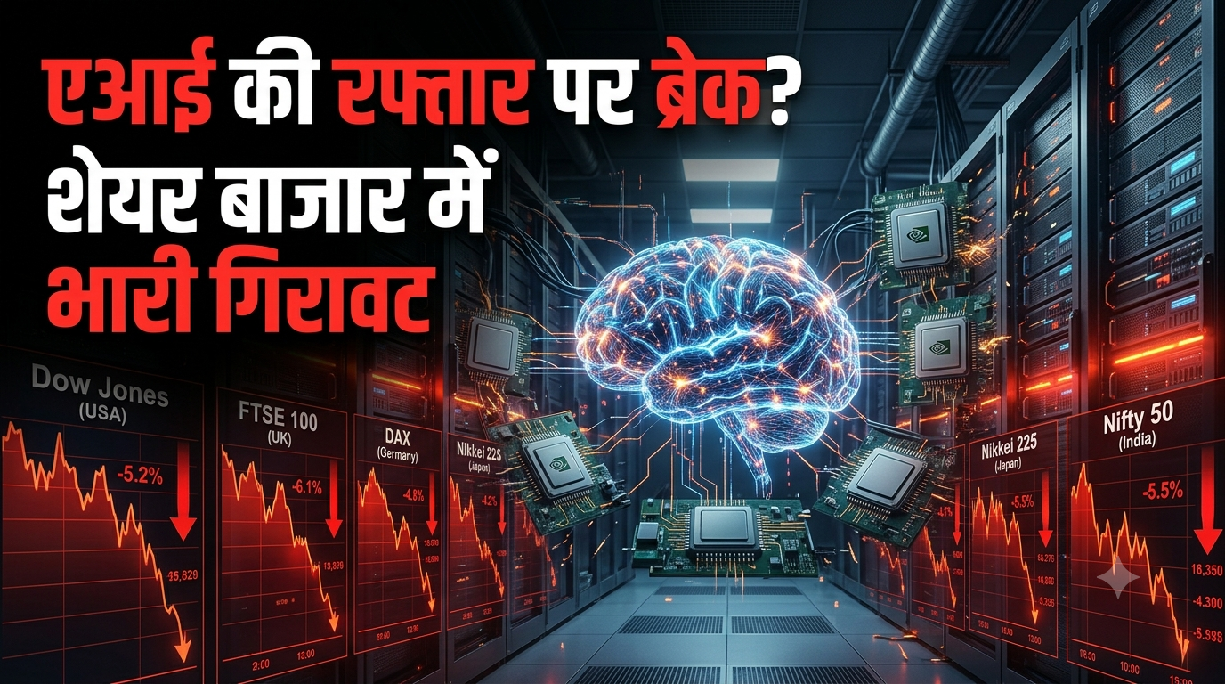 एआई की रफ्तार पर सुरक्षा का सवाल भारी, शेयर बाजारों में बड़ी गिरावट