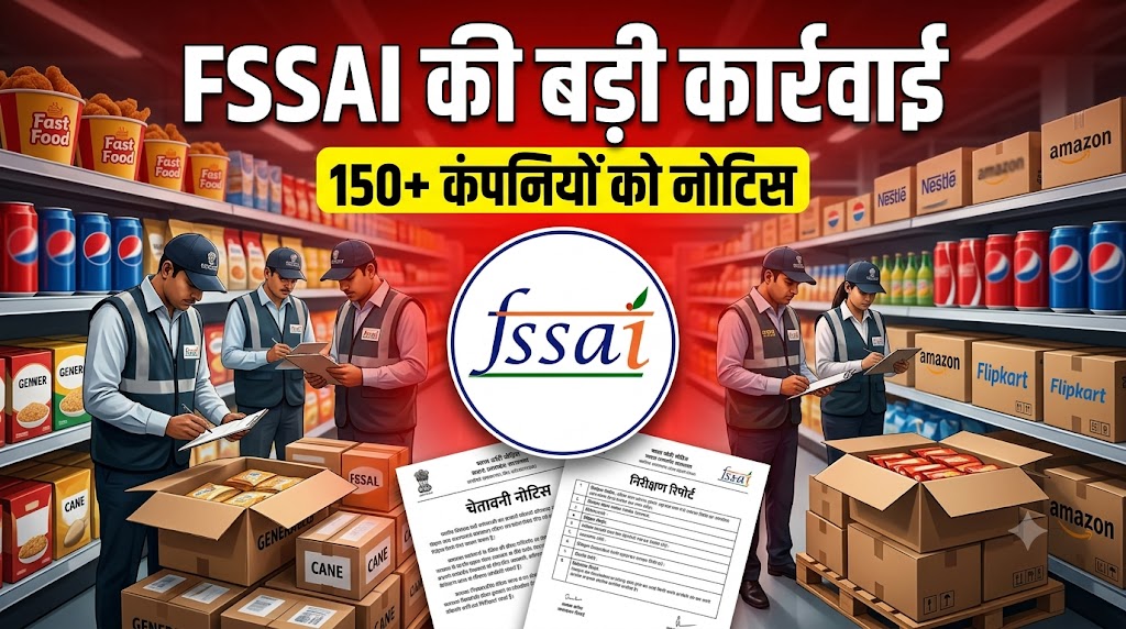 FSSAI की बड़ी कार्रवाई, Nestle-PepsiCo समेत कंपनियों को 150 नोटिस