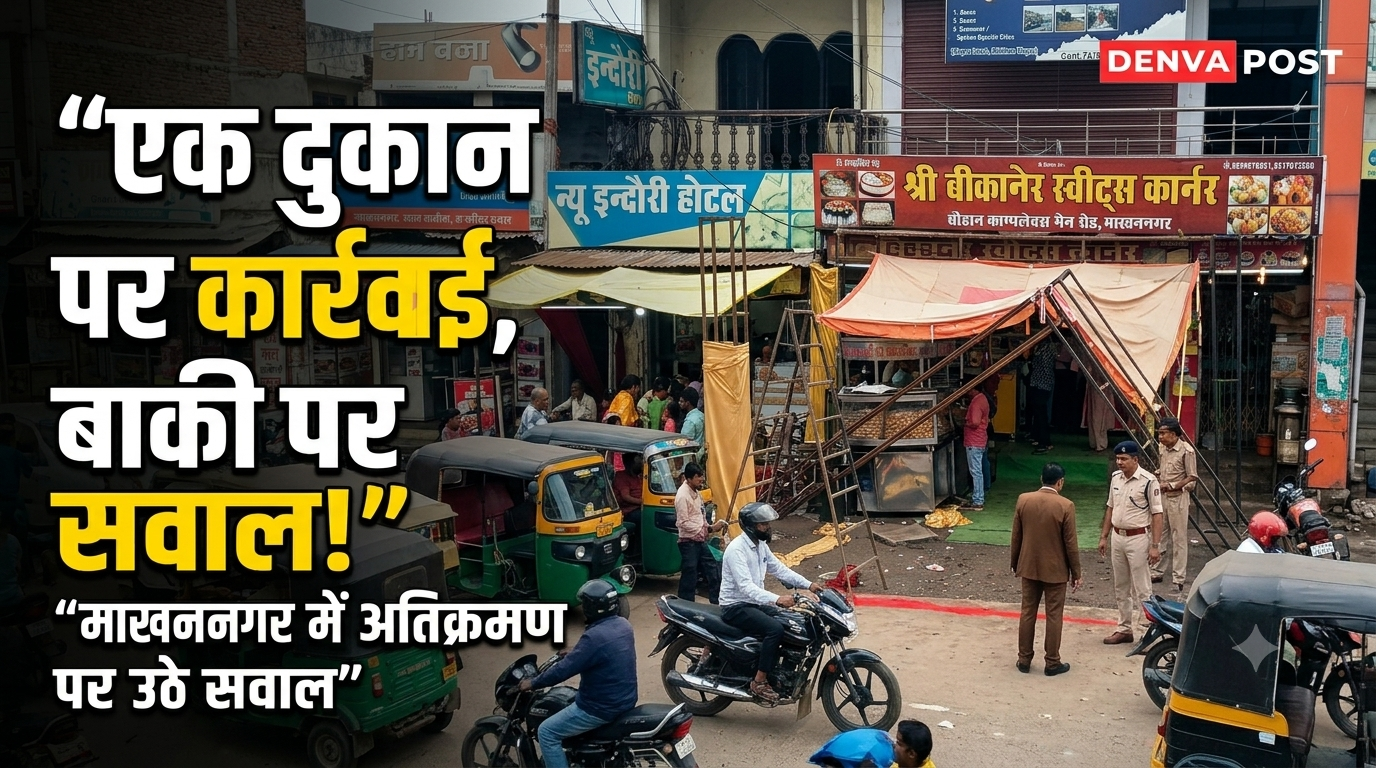 “एक टेंट पर कानून का डंडा, बाकी अतिक्रमण पर प्रशासन की छुट्टी!