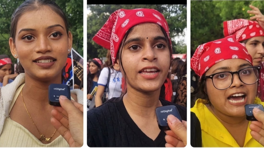 इंदौर में ‘छात्रों की गूंज’: छात्राओं ने उठाए शिक्षा, रोजगार और महिला सुरक्षा के सवाल