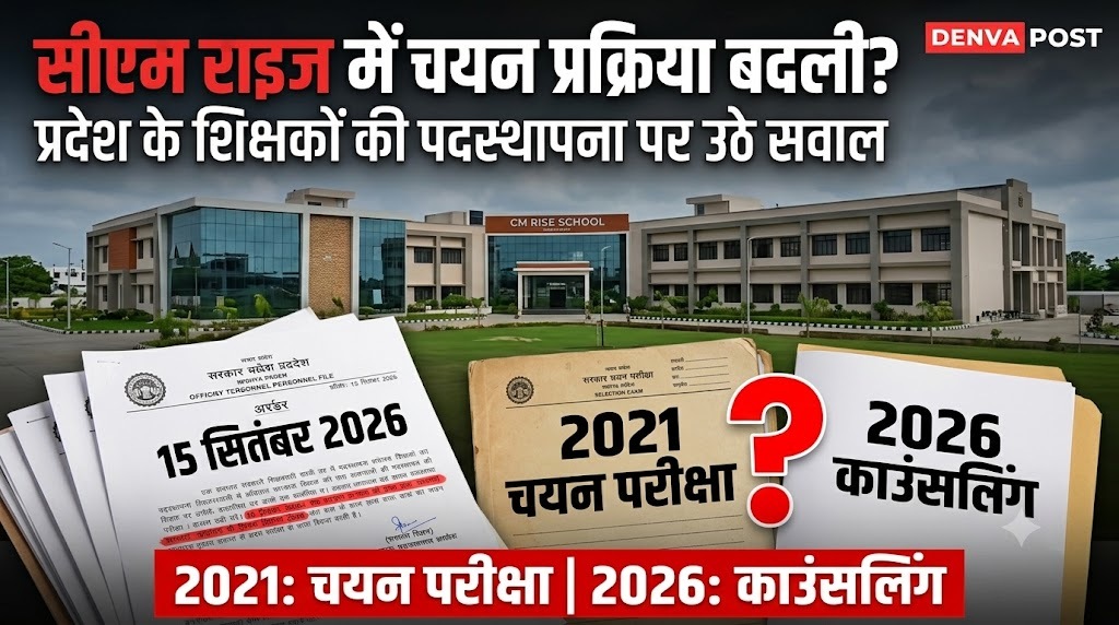 क्या 'सांदीपनि' नाम बदलते ही बदल गए नियम? सीएम राइज स्कूलों में चयन प्रक्रिया से समझौता, प्रदेश में शिक्षकों के सीधे मर्जर पर उठा बवंडर