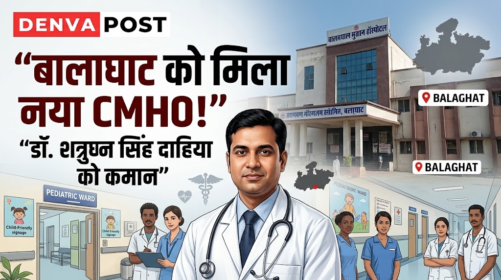 बालाघाट को मिला नया CMHO, डॉ. शत्रुघ्न सिंह दाहिया को सौंपी कमान