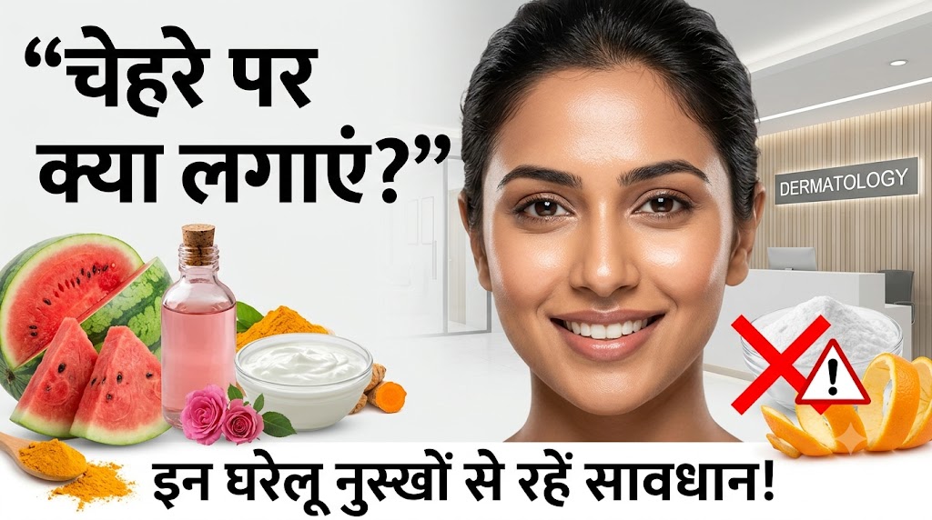 चेहरे पर हर घरेलू नुस्खा नहीं है सुरक्षित, इन चीजों से त्वचा को हो सकता है नुकसान