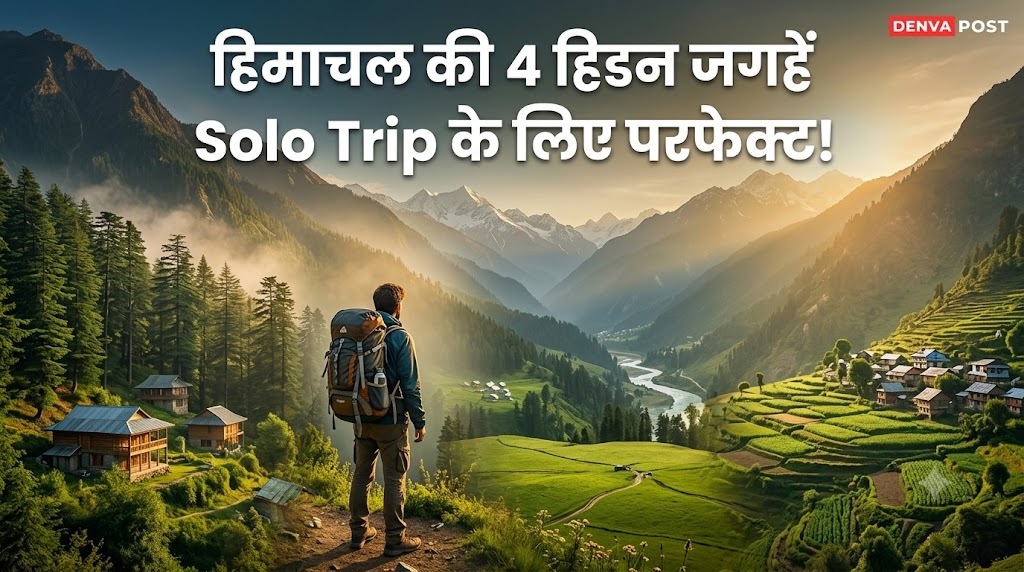 हिमाचल की इन 4 हिडन जगहों पर अकेले निकल पड़िए, सुकून और खूबसूरत नजारों के बीच भूल जाएंगे शहर की भागदौड़
