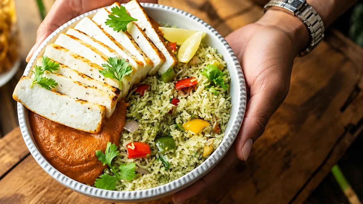 प्रोटीन रिच तंदूरी पनीर राइस बाउल रेसिपी | घर पर आसान तरीके से बनाएं
