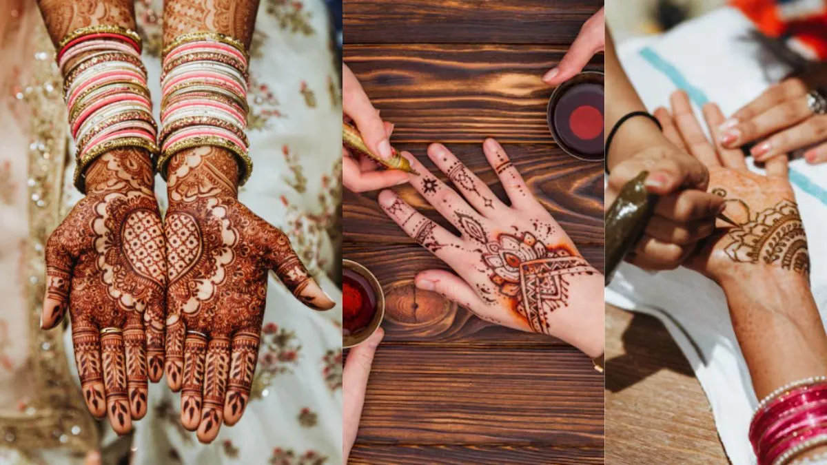 Karwa Chauth Mehndi Design 2026: करवा चौथ पर हाथों में रचाएं पिया के नाम की मेहंदी, दूल्हा-दुल्हन से मंडला तक ये डिजाइन बनाएंगे श्रृंगार को खास