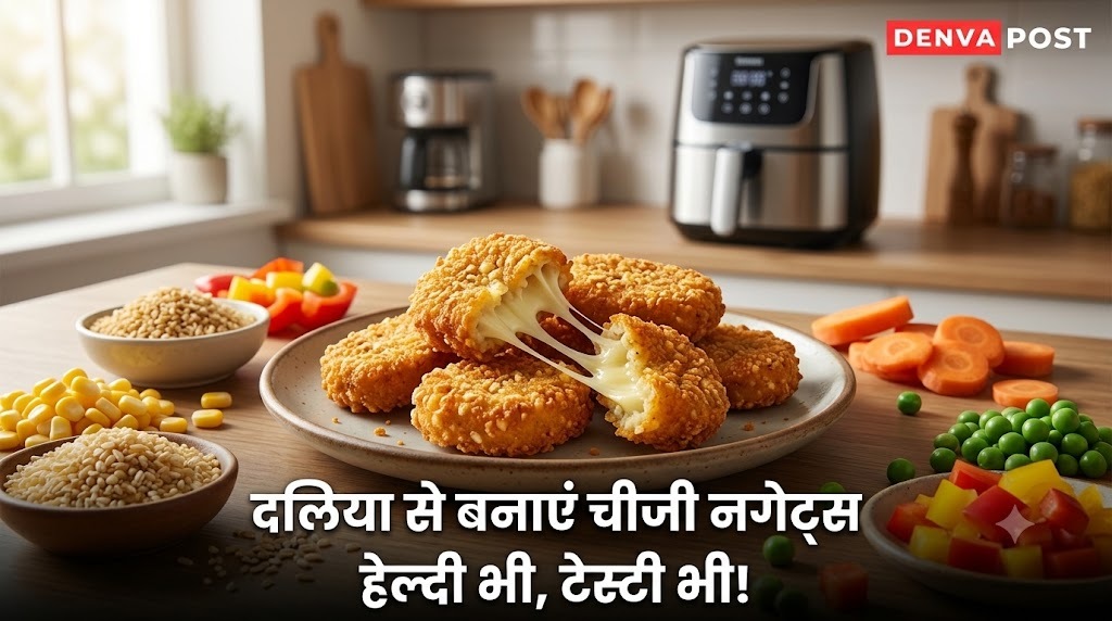 दलिया और सब्जियों से बनाएं स्वादिष्ट चीजी नगेट्स, बच्चों से लेकर बड़ों तक सभी को आएंगे पसंद