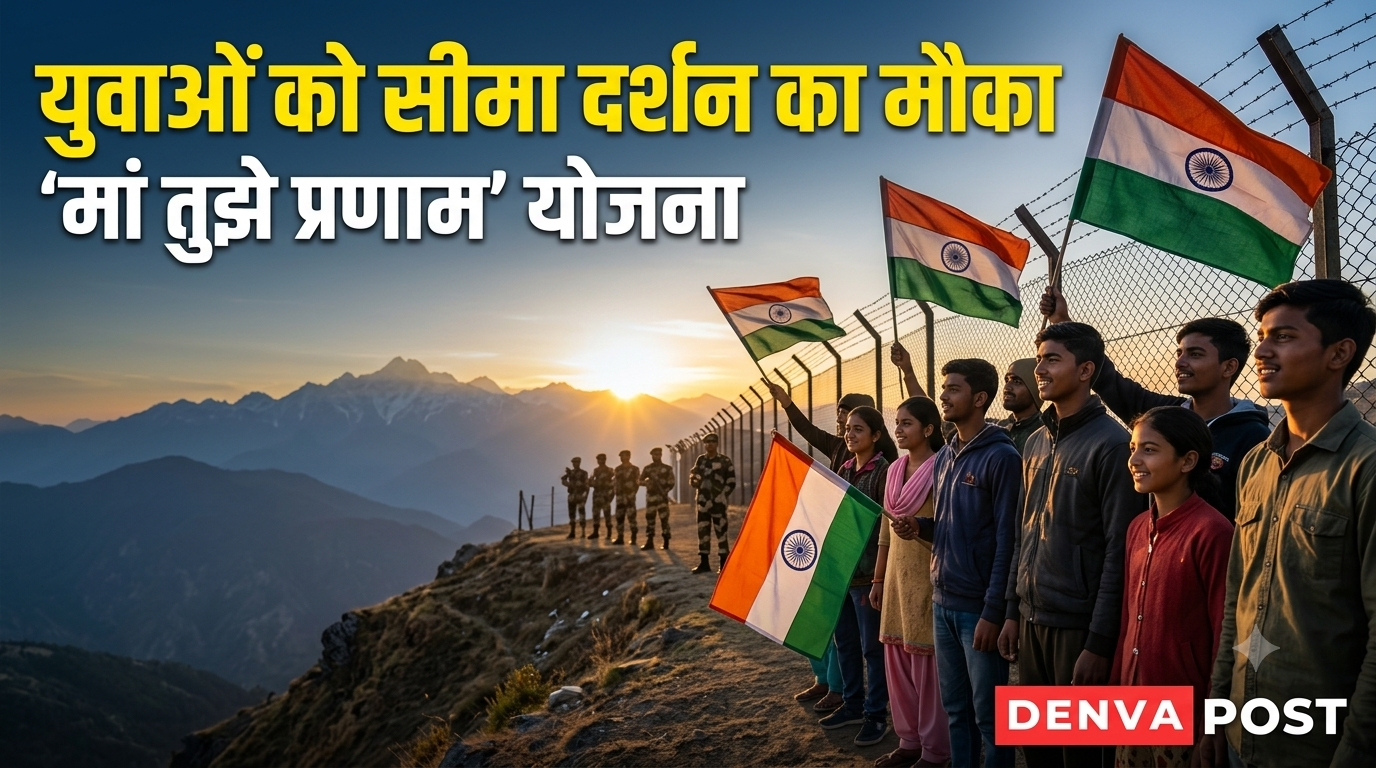 ‘मां तुझे प्रणाम’ योजना में युवाओं को अंतरराष्ट्रीय सीमा की निःशुल्क अनुभव यात्रा का मौका