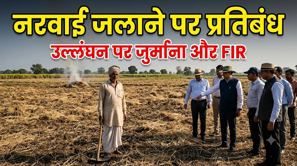 सिवनी मालवा में नरवाई जलाने पर प्रतिबंध, उल्लंघन करने वालों पर जुर्माना और FIR की कार्रवाई