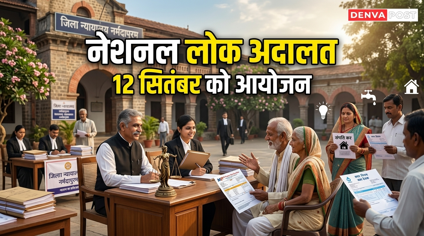 नर्मदापुरम में 12 सितंबर को लगेगी नेशनल लोक अदालत, बिजली और नगर पालिका के बकाया बिलों पर मिलेगी नियमानुसार छूट